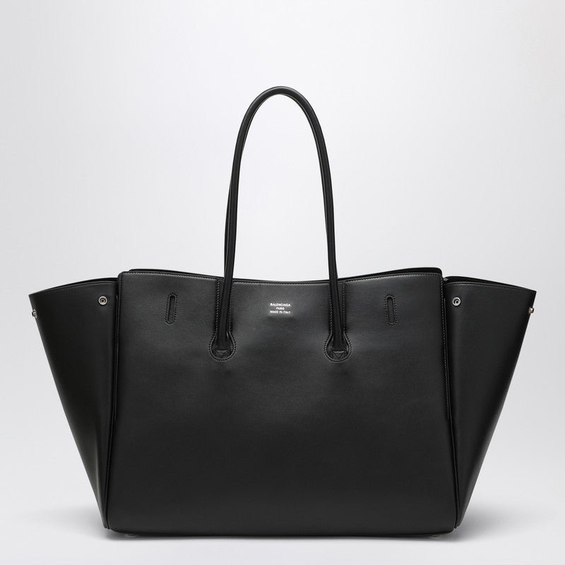Balenciaga Carry All Bel Air large bag in black leather 8258342ABAW/Q_BALEN-1000_100