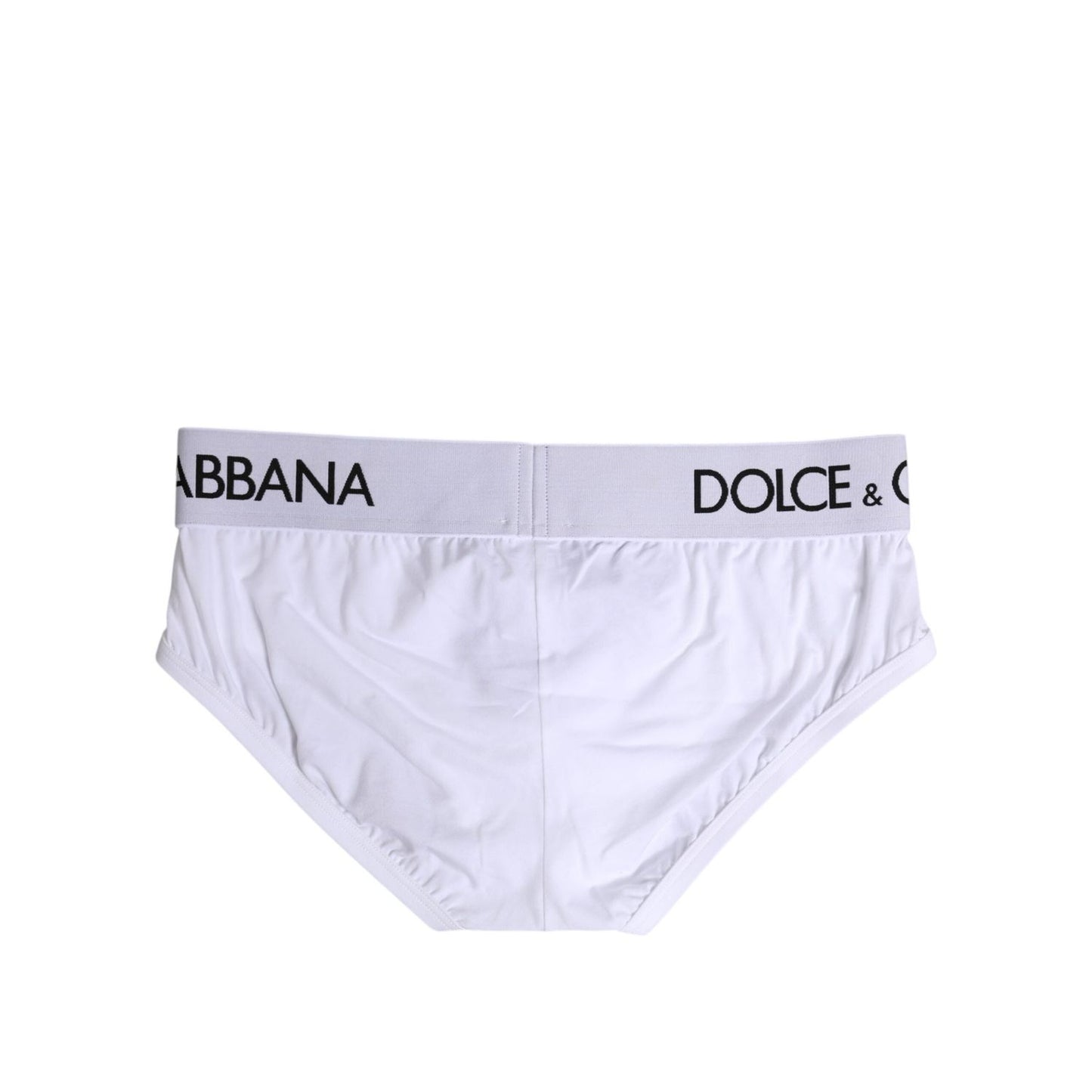 Dolce & Gabbana White Cotton Stretch Regular Brief Underwear