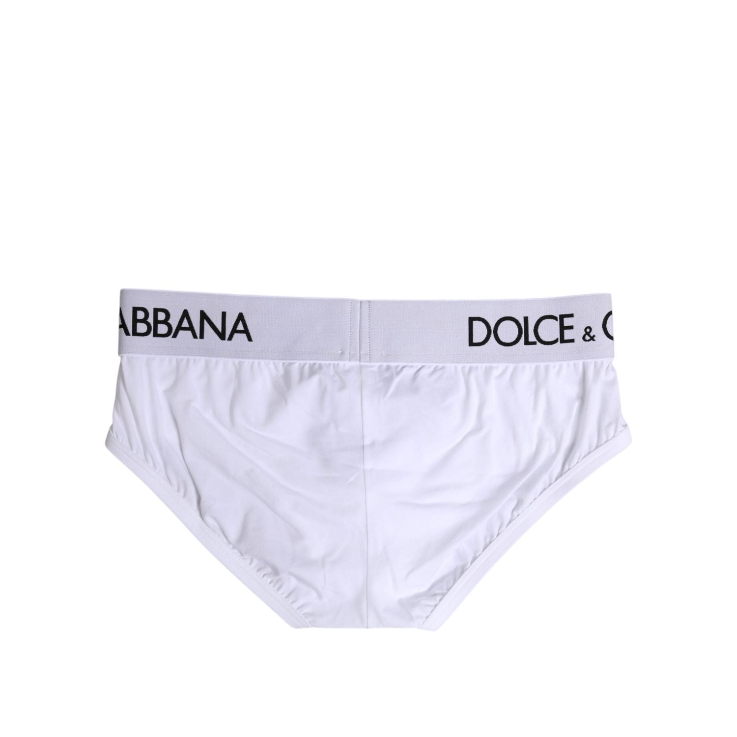 Dolce & Gabbana White Cotton Stretch Regular Brief Underwear