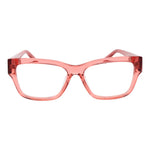 Guess Red Women Glasses Frame in acetate with full-rim rectangle style, featuring a 53-15-140 size and demo lenses.