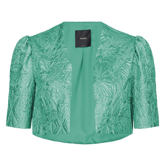 PINKO Green Polyester Tops & T-Shirt PI-15759-IT40|S