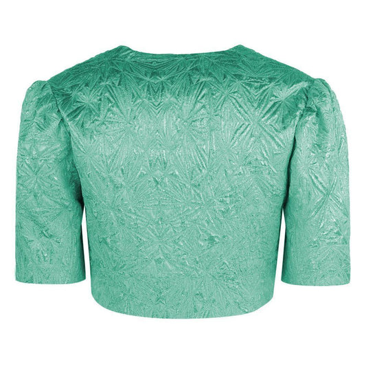PINKO Green Polyester Tops & T-Shirt PI-15759-IT40|S