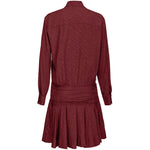PINKO Red Silk Women Dress PI-15762-IT38|XS