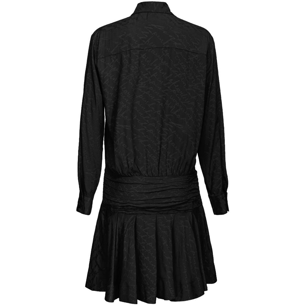 PINKO Black Silk Women Dress PI-15765-IT38|XS
