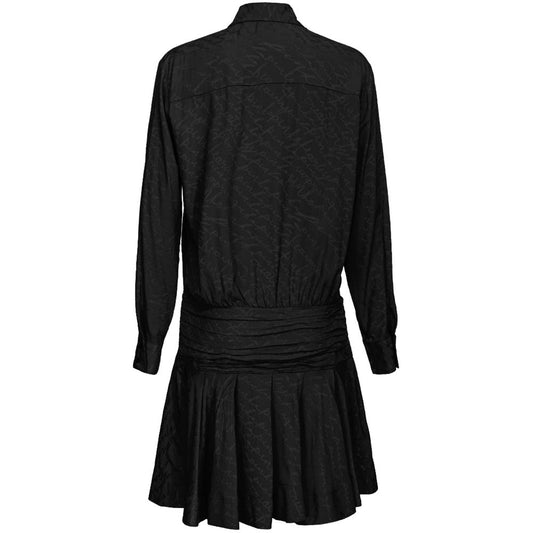 PINKO Black Silk Women Dress PI-15765-IT38|XS