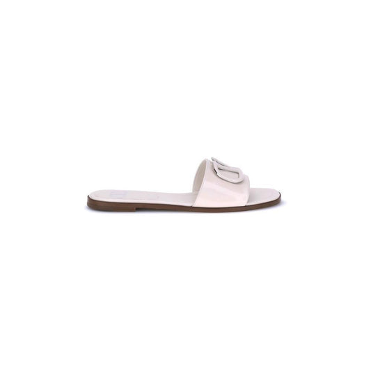 Valentino Garavani Patent leathe VLogo slide Sandals VA-7W2S0BD5TMKI16-EU36/US6