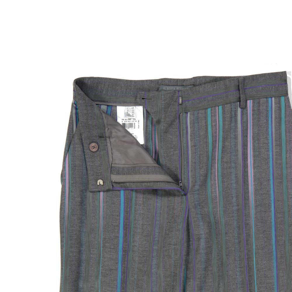 Alberta Ferretti Wool Blend Trousers AL-8735148376276-40