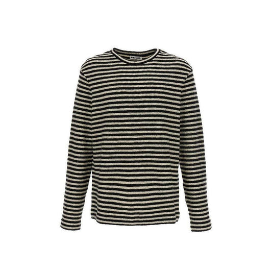 Jil Sander Striped Wool Compact Jersey T-Shirt JI-8815575662804-XL