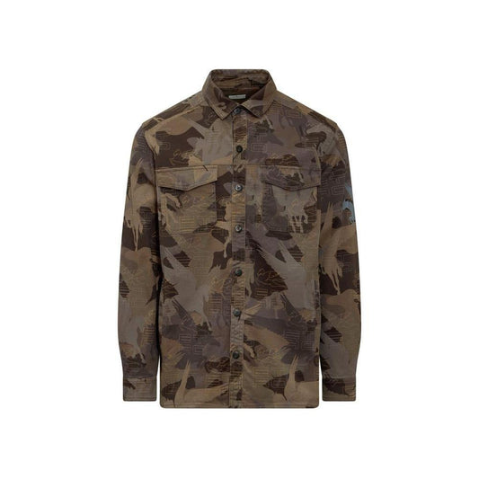 Etro Camouflage Cotton Shirt ET-8735467438292-M
