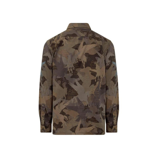 Etro Camouflage Cotton Shirt ET-8735467438292-M