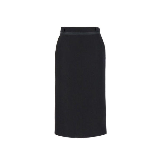 Fendi Virgin Wool Grain De Poud Skirt FE-8735475531988-42