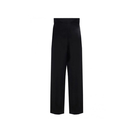 Salvatore Ferragamo Silk And Linen Pants