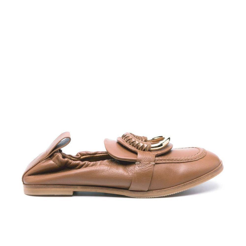 See By Chloé Hana Leather Loafers SE-8736577552596-EU37/US7
