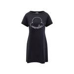 Moncler Cotton Logo Mini Dress MO-8735528354004-S