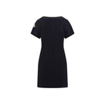 Moncler Cotton Logo Mini Dress MO-8735528354004-S