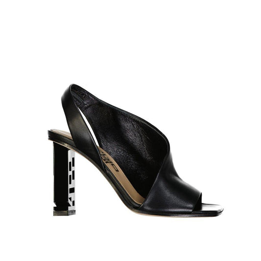 Sergio Rossi Leather Sandals SE-8735591497940-EU34/US4