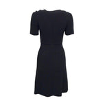 Fendi Knitted Mink Collar Dress FE-8736389333204-36