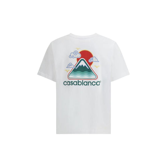 Casablanca Montagne OndulÉe Screen printed Tshirt CA-MPF25JTS00104MONTAGNEON-L
