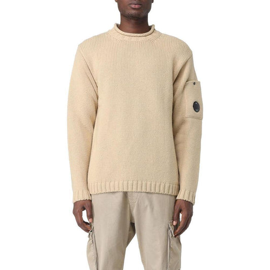 C.P. Company Beige Wool Sweater CP-14758-IT46 | S