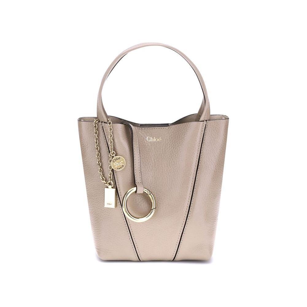 Front view with bag zipped and handles upright.