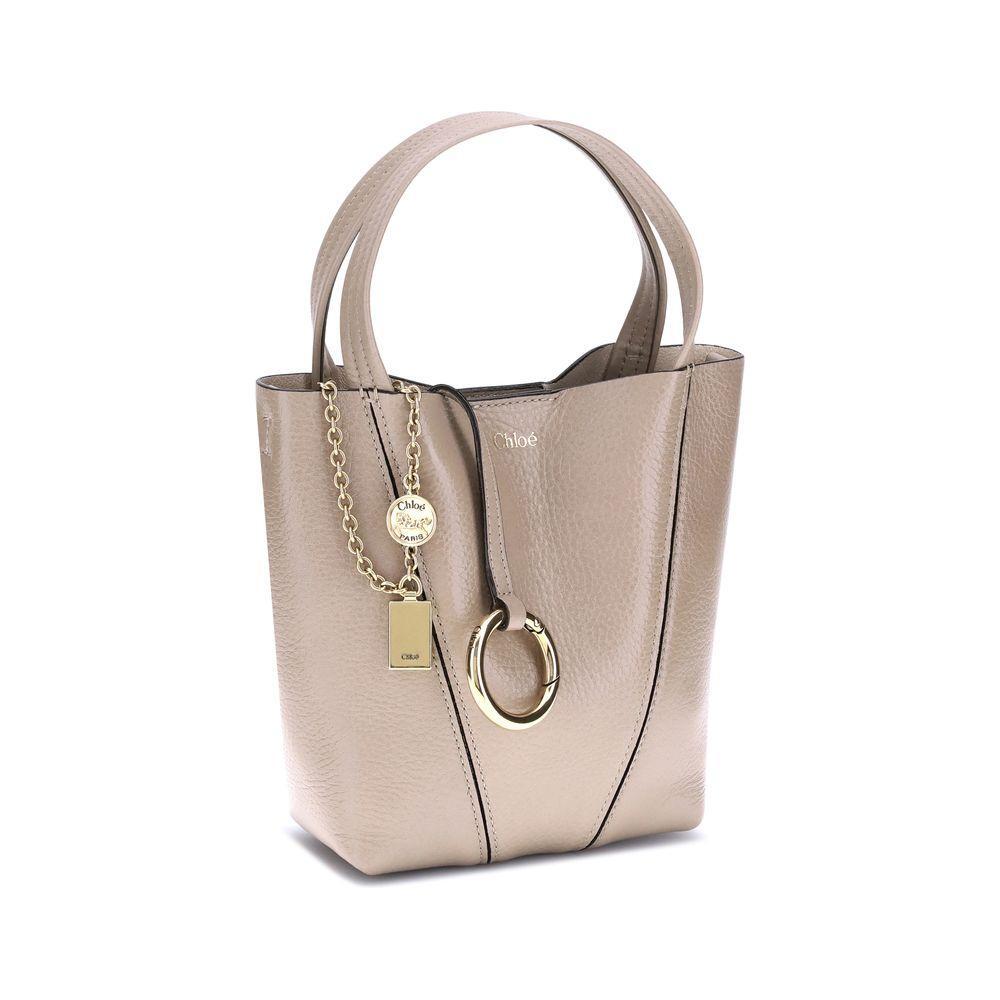 Front view with bag zipped and handles upright.