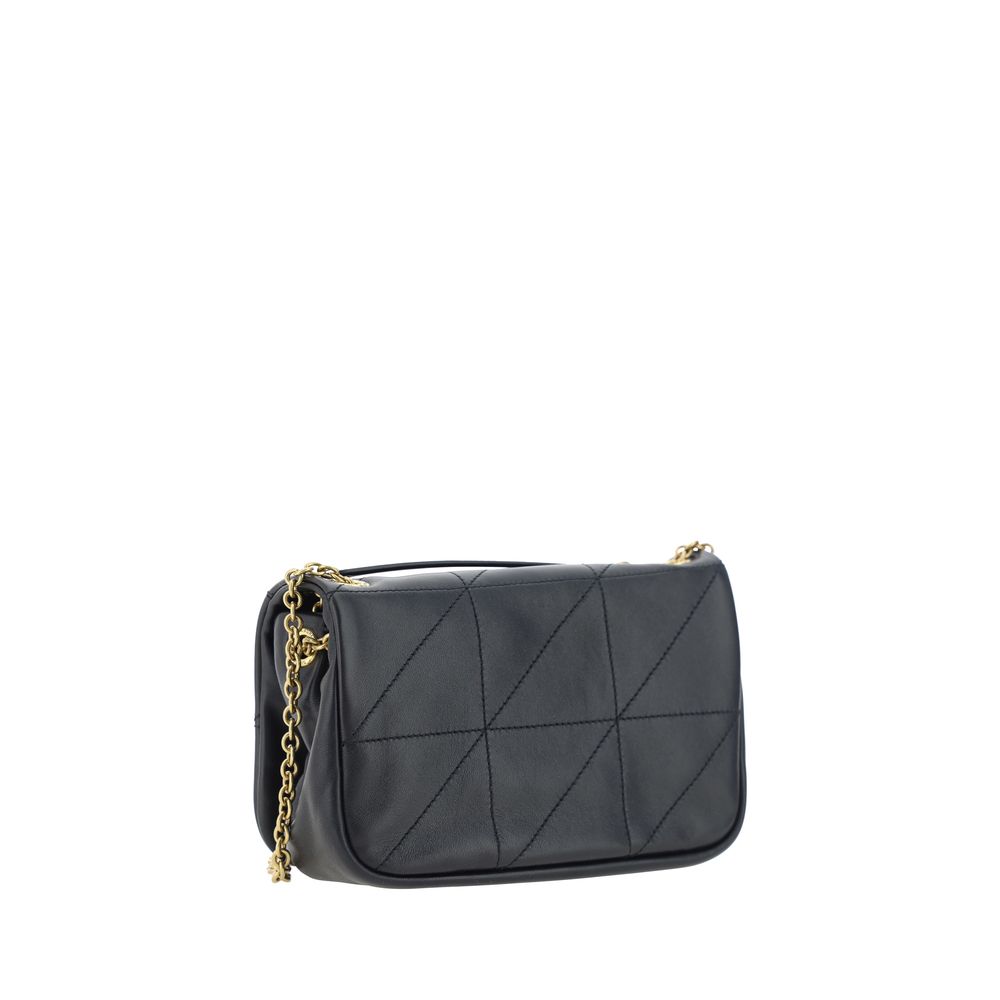 Saint Laurent Black Lamb Ovis Aries Aries Shoulder Bag