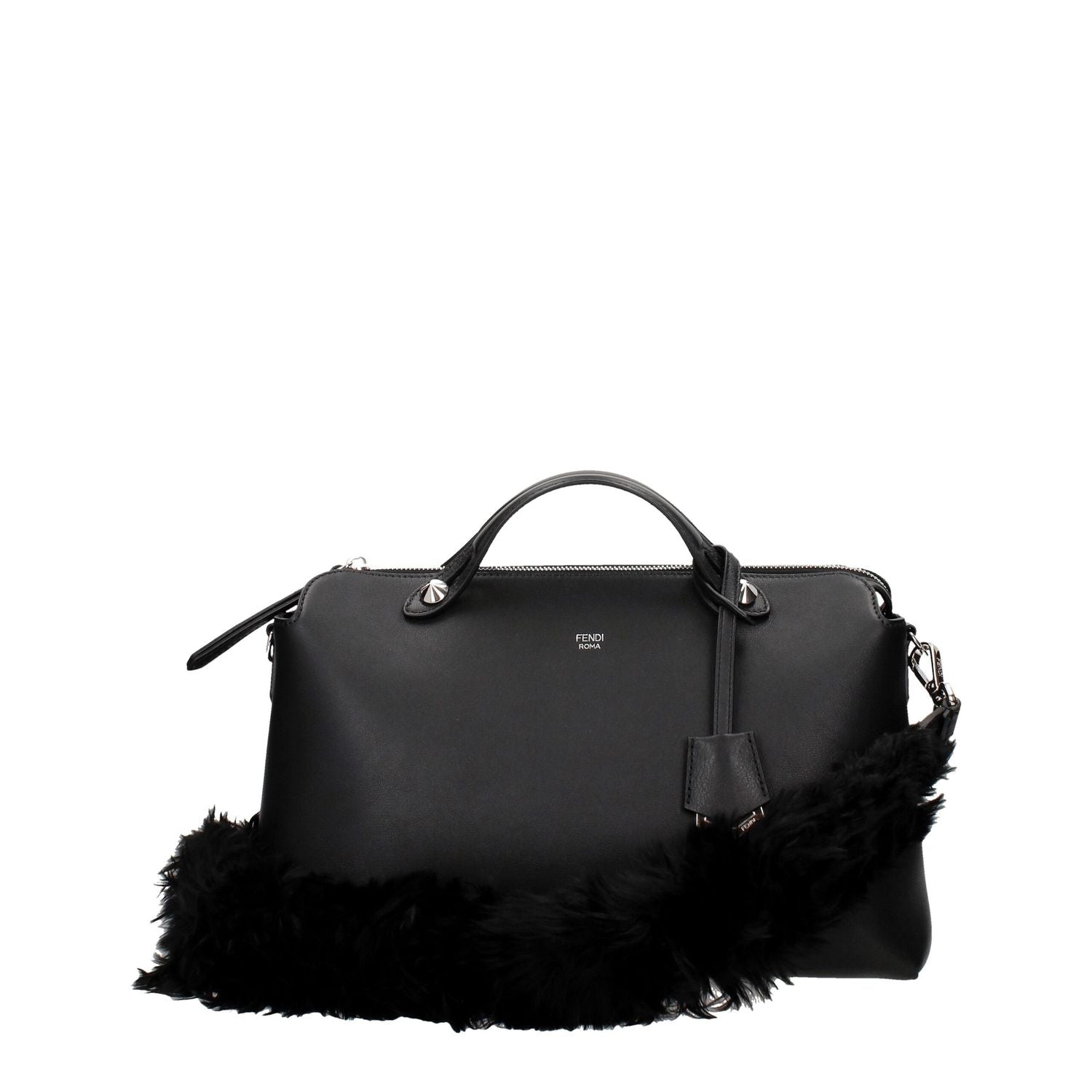 Fendi Black Leather Shoulder Bag