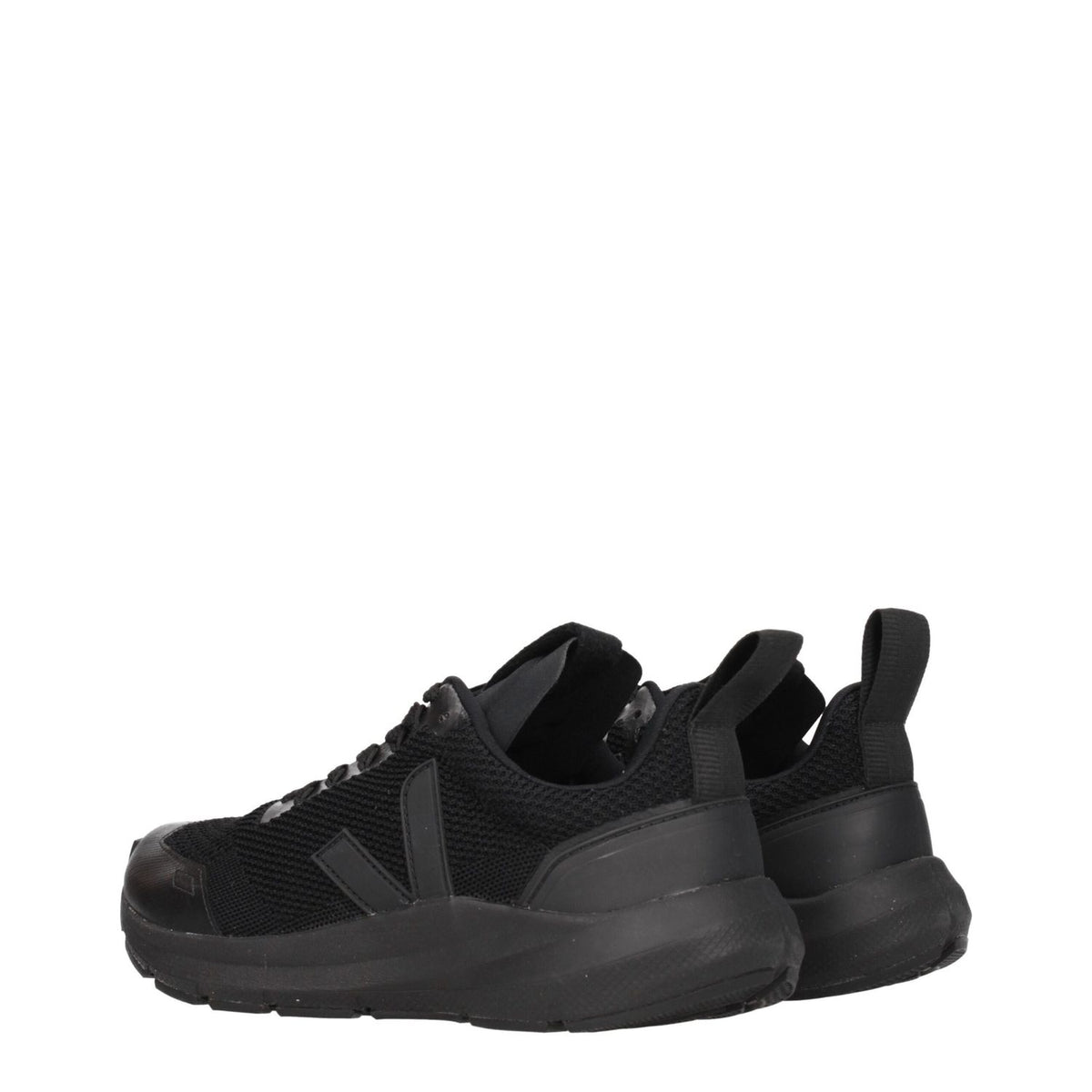 Veja Black Fabric Athletic Sneakers