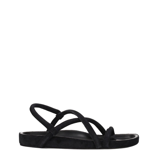 Isabel Marant Black Leather Sandals