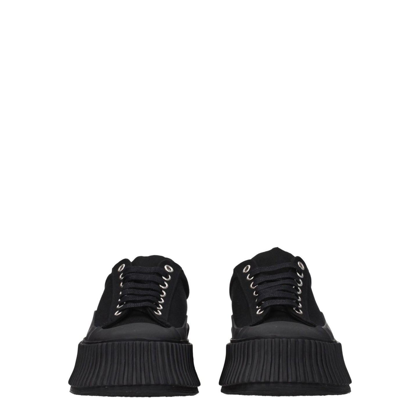 Jil Sander Black Fabric Chunky Sneakers JI-8547352805641-EU36/US6