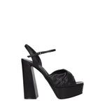 Sergio Rossi Black Leather Platforms SE-8547355853065-EU40/US10