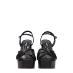 Sergio Rossi Black Leather Platforms SE-8547355853065-EU40/US10