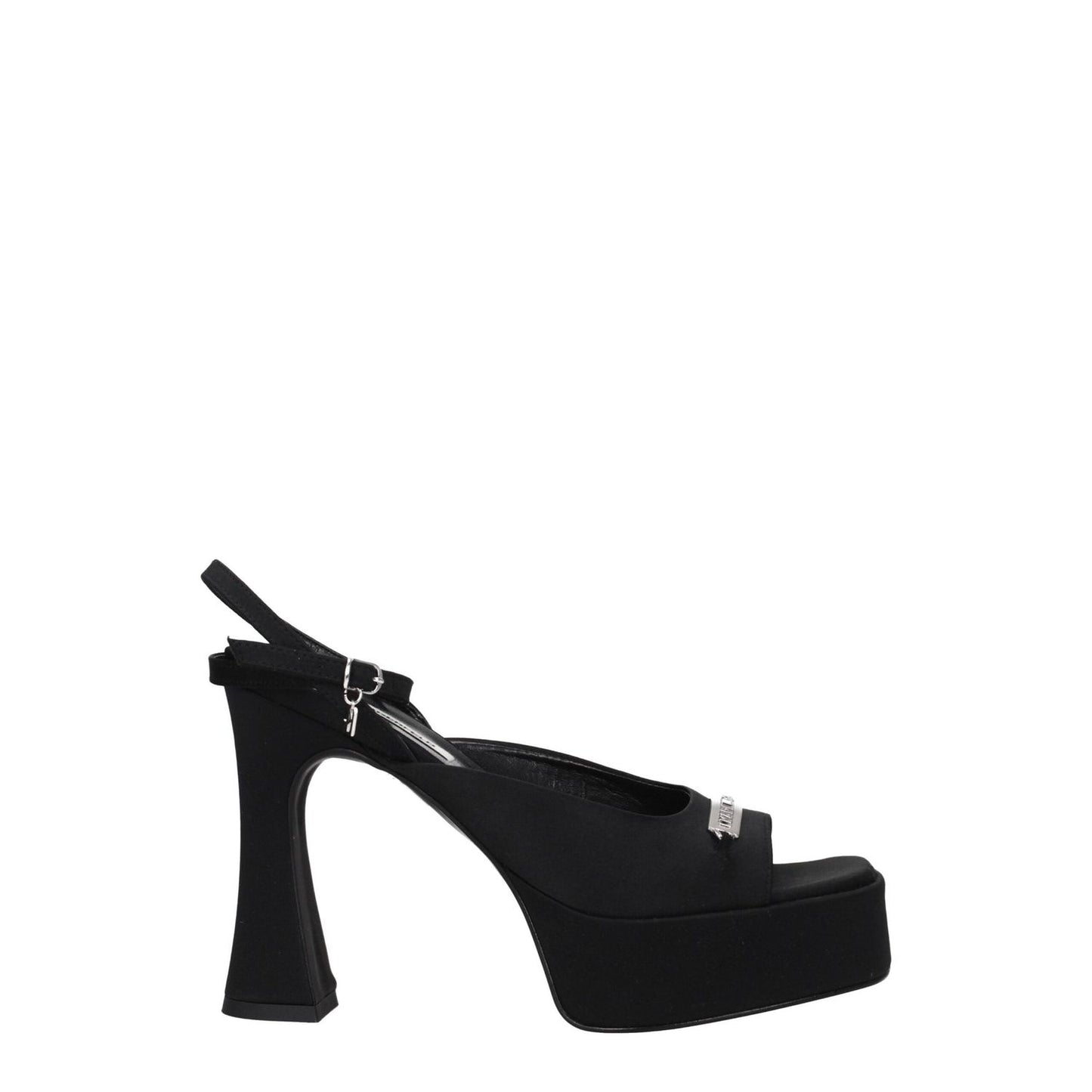 Karl Lagerfeld Black Fabric Platforms KA-8547360506121-EU38/US8