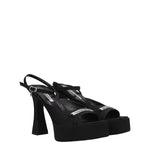Karl Lagerfeld Black Fabric Platforms KA-8547360506121-EU38/US8