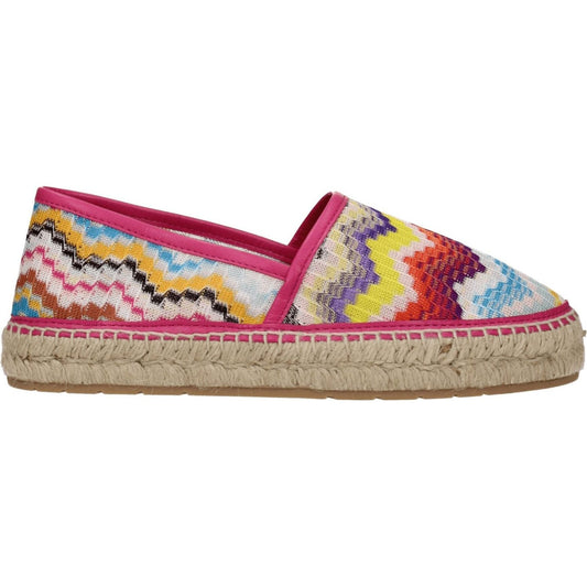Missoni Multicolor Fabric Espadrilles MI-8547386884361-EU37/US7