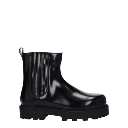 Givenchy Black Leather Ankle Boots