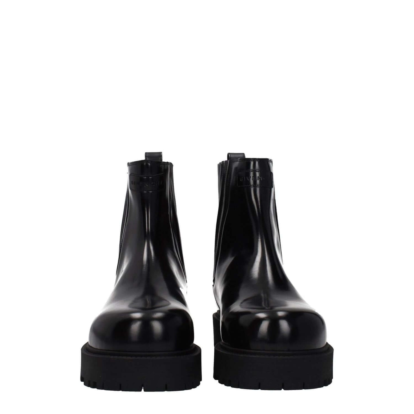 Givenchy Black Leather Ankle Boots