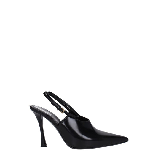 Givenchy Black Leather High Heel Pumps GI-8547464675593-EU36.5/US6.5