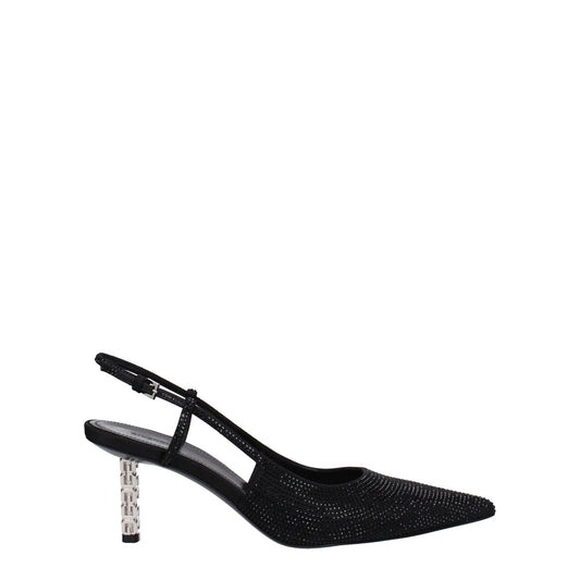 Givenchy Black Fabric High Heel Pumps