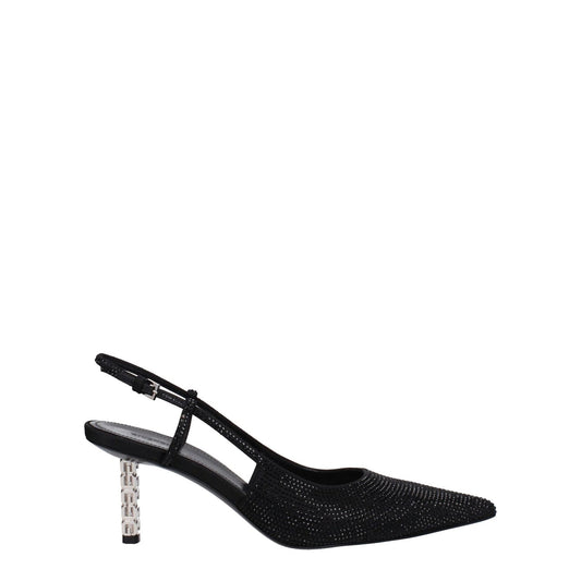 Givenchy Black Fabric High Heel Pumps GI-8547465134345-EU36/US6