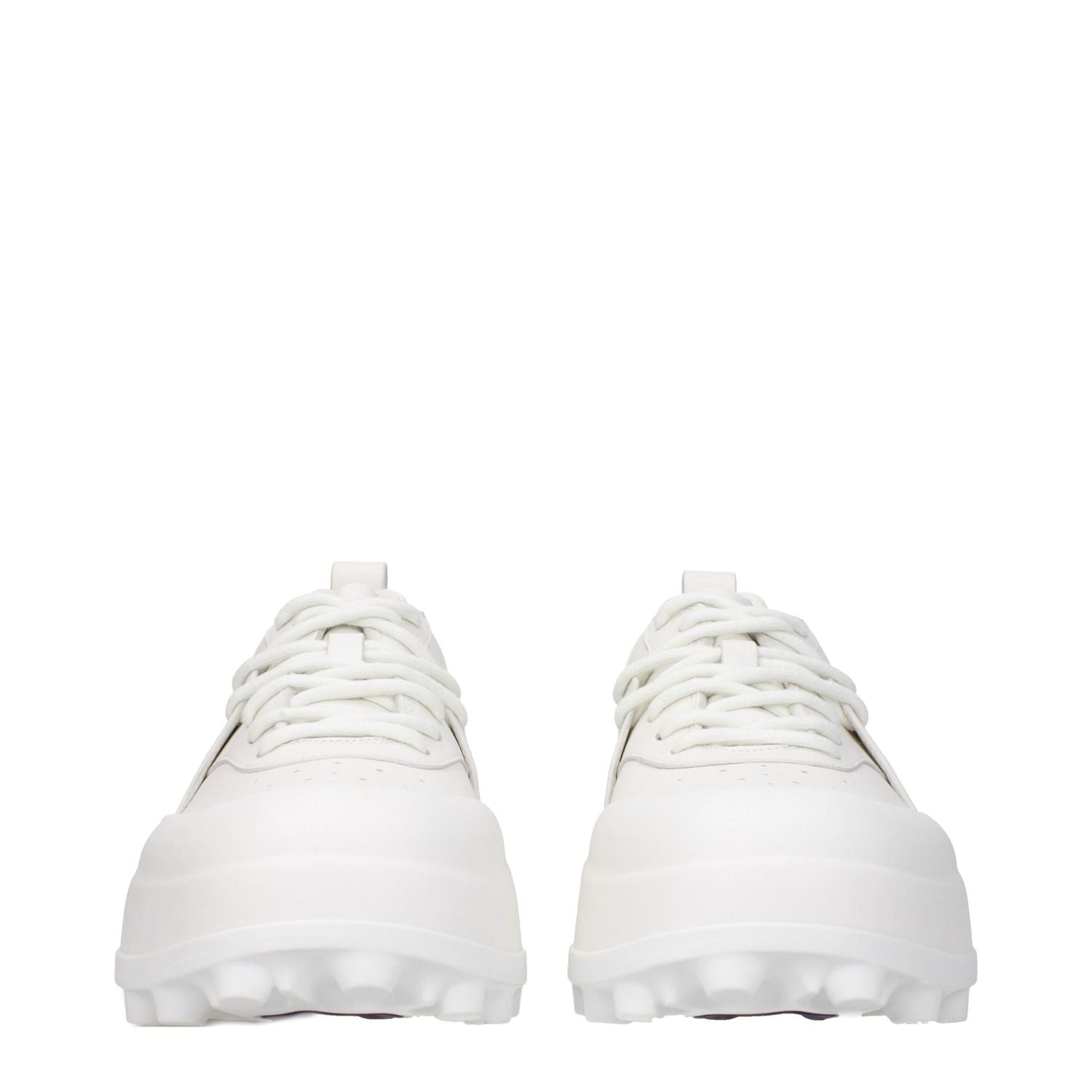 Jil Sander White Leather Sneakers