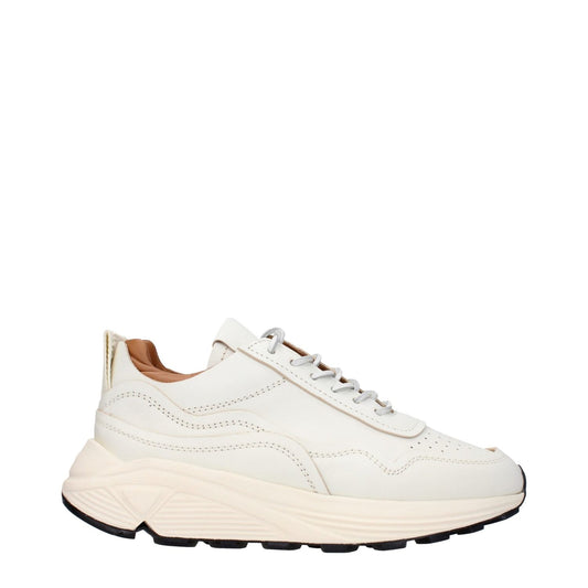 Buttero White Leather Low Tops BU-9288749941001-EU39/US6