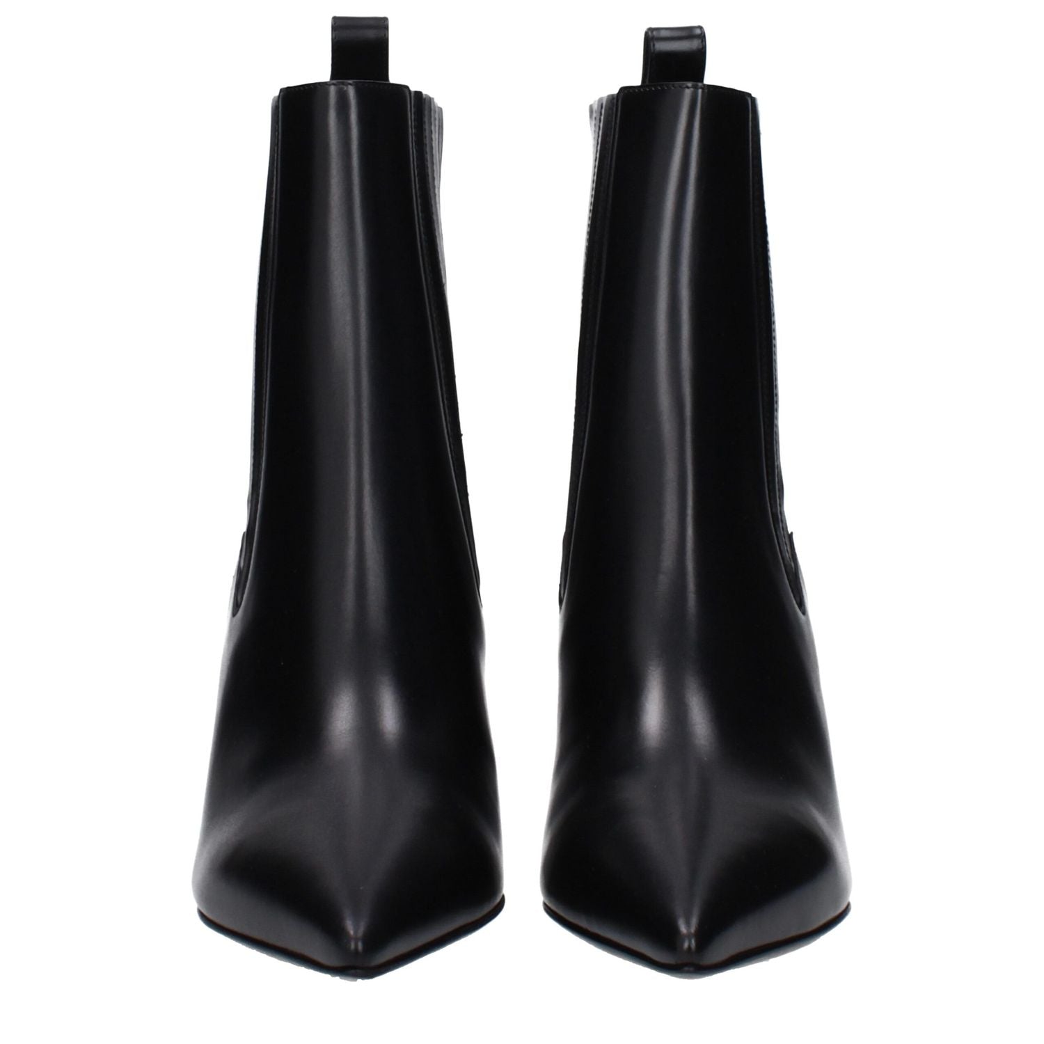 Valentino Garavani Black Leather Ankle Boots