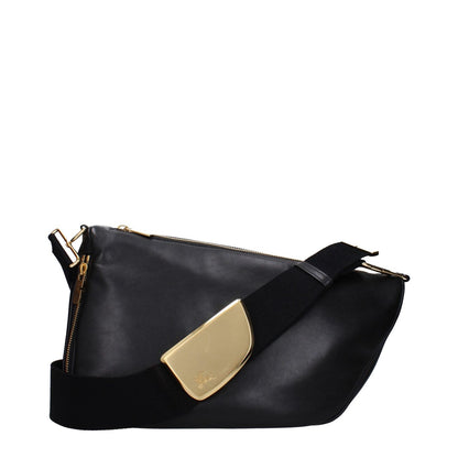 Burberry Black Leather Crossbody Bag