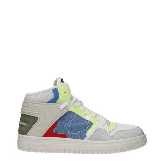 Philippe Model White Fabric High Tops PH-15084715475209-EU40/US7