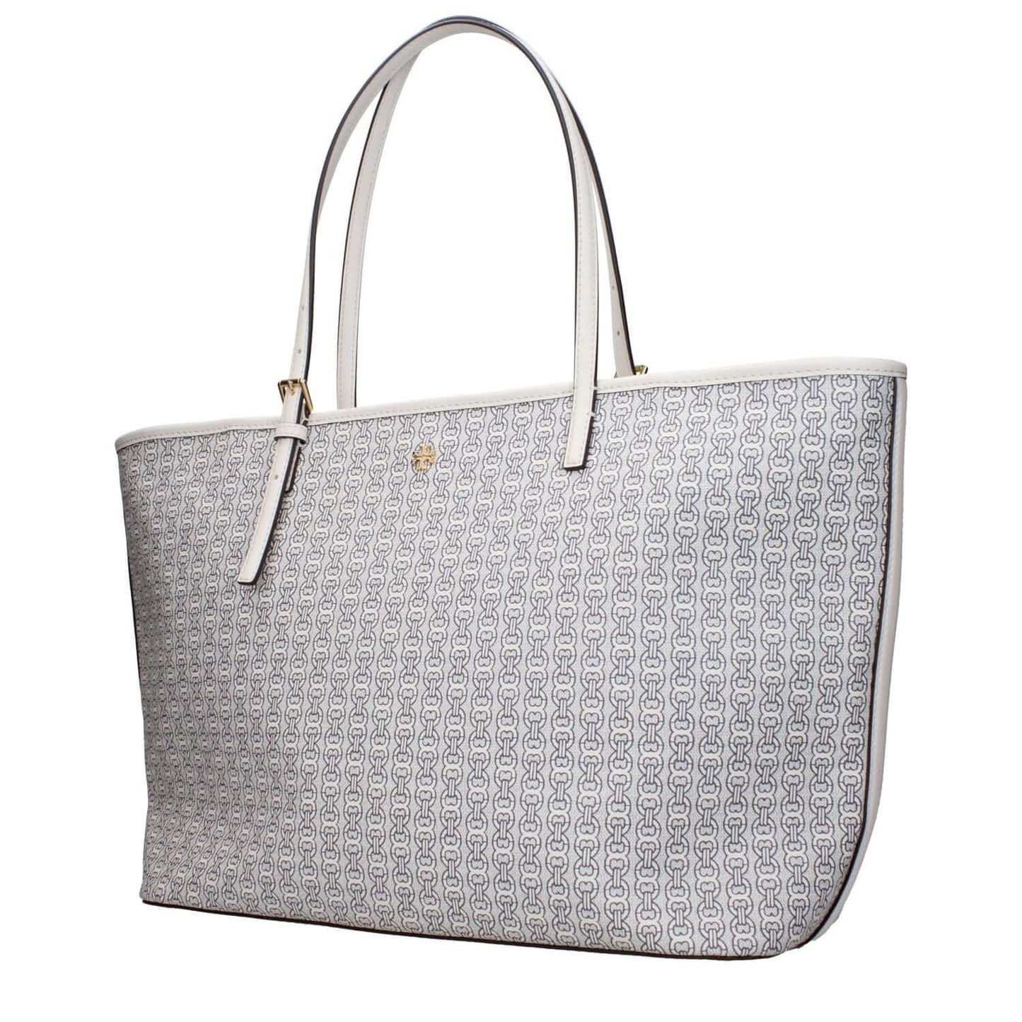 Tory Burch Beige Leather Shoulder Bag with front logo and adjustable handle, MPN 153170046, product code F83364