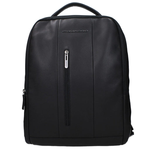 Piquadro Black Leather Backpacks PI15120860053769BT