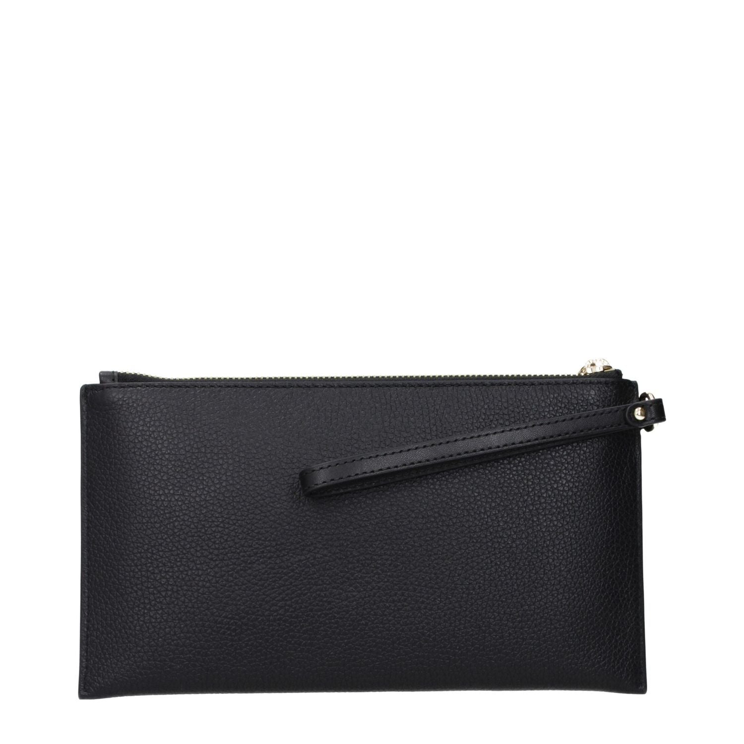 Front view with bag zipped and handles upright.