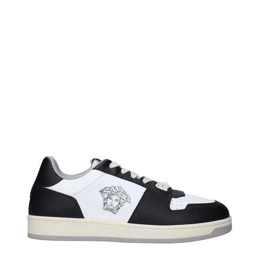 Versace White Leather Low Tops VE-15144837316873-EU43/US10