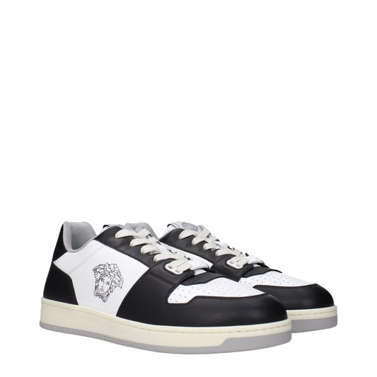 Versace White Leather Low Tops VE-15144837316873-EU43/US10